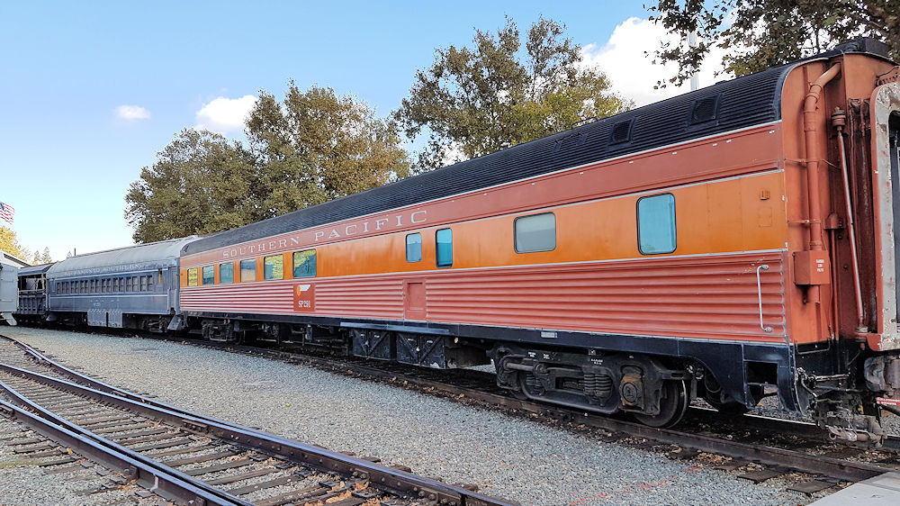 Passenger cars at California State Rail Museum, Sacramento